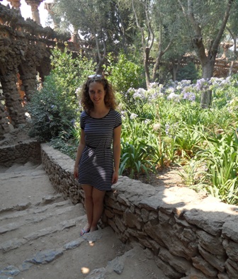 Ik in Parc Guell